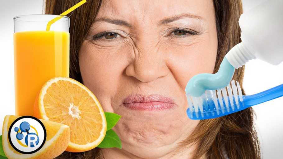 Why Orange Juice Tastes Bad After Toothpaste