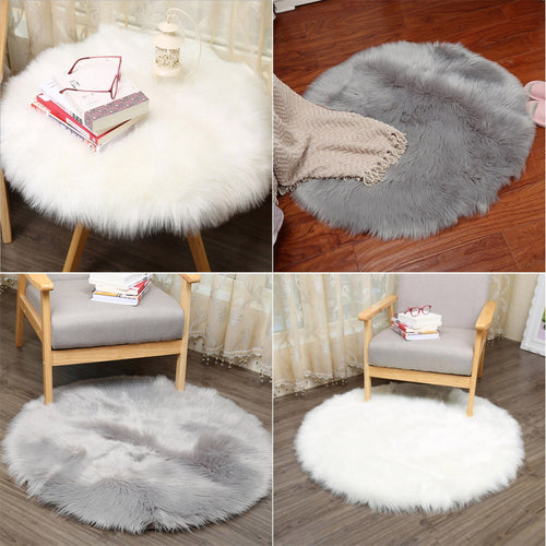 Artificial Wool Carpet Seat