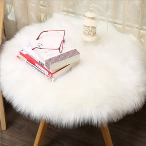 Artificial Wool Carpet Seat